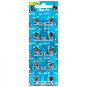 Vinnic Μπαταρία LR41 / LR736 Alkaline 1.5V (10τμχ) Μπαταρίες Αλκαλικές