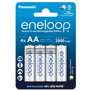 Panasonic Eneloop Μπαταρίες AA Ni-MH 2000mAh (4τμχ)
