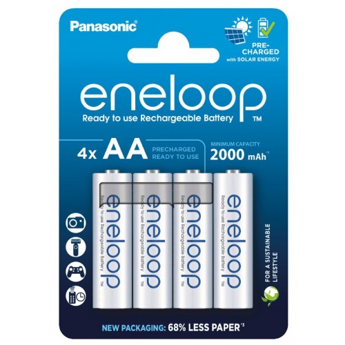 Panasonic Eneloop Μπαταρίες AA Ni-MH 2000mAh (4τμχ)