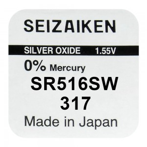 Seizaiken / SEIKO 317 / SR516SW / SR62(Watch) Battery 1τμχ