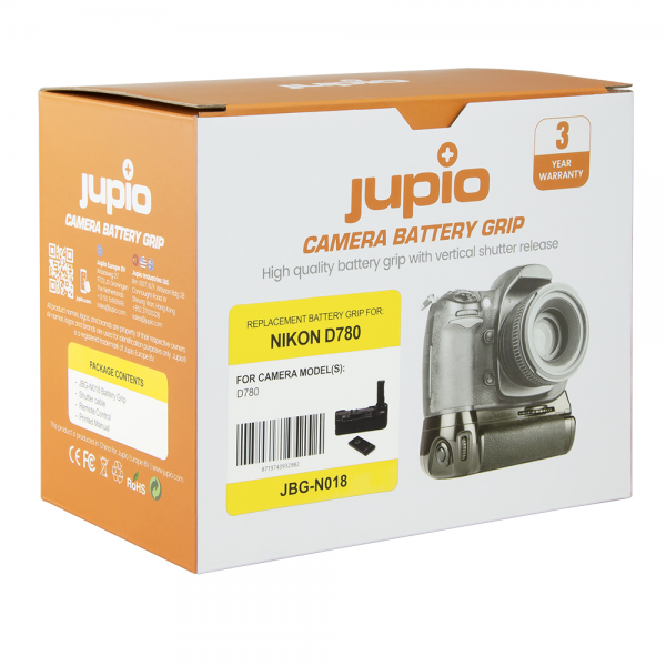 Jupio Battery Grip for Nikon D780 Battery Grip for Nikon & Blackmagic Design