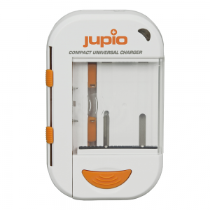 Jupio Compact Universal Charger Li-ion + AA/AAA + USB