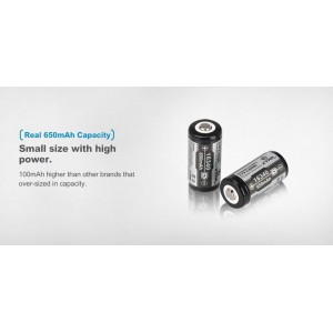 XTAR Μπαταρία 16340 Li-ion 650mAh 1τμχ