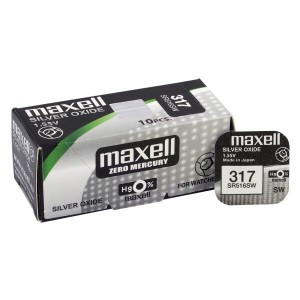 Maxell Mini Silver Battery 317/SR516SW 1.55V 1τμχ