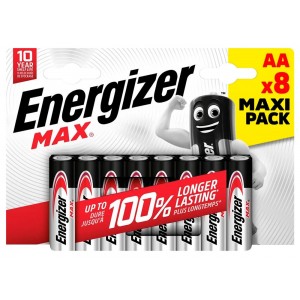 Energizer Max Αλκαλικές Μπαταρίες AA 1.5V 8τμχ