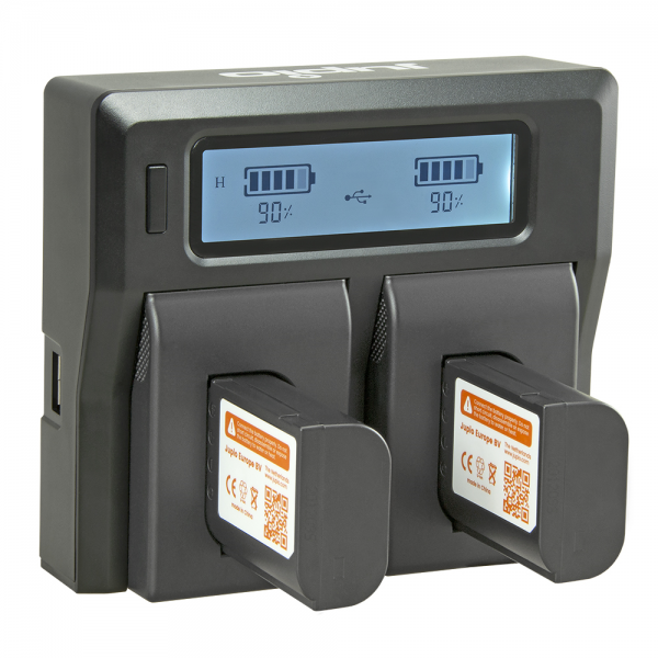 Jupio Dedicated Duo Charger for Panasonic DMW-BLK22 Φορτιστές Φωτογραφικών μηχανών Panasonic