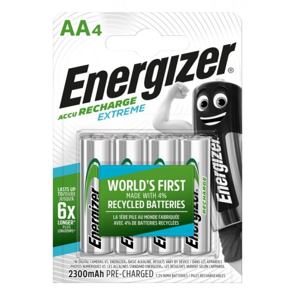 Energizer Extreme Μπαταρίες AA Ni-MH 2300mAh 1.2V 4τμχ