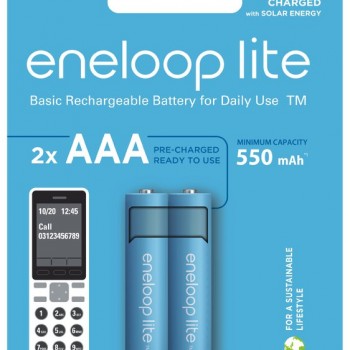 Panasonic Eneloop Lite AAA Ni-MH 550mAh 1.2V 2τμχ