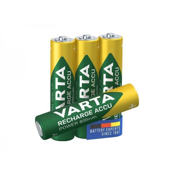 Varta Ready To Use AAA Ni-MH 800mAh 1.2V 4τμχ Μπαταρίες Επαναφορτιζόμενες