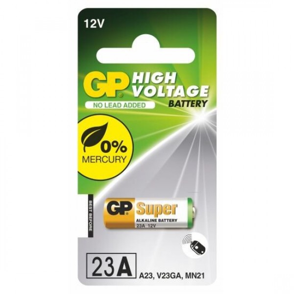 GP Αλκαλική Μπαταρία A23 12V 1τμχ