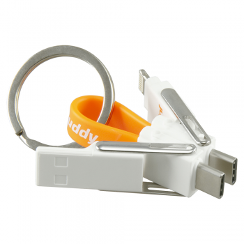 Jupio CableBuddy 6 in 1 Keyring Cable USB Καλώδια - Αντάπτορες Πρίζας