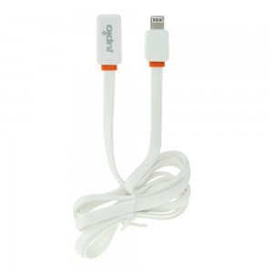 Jupio USB to Lightning Flat Cable WHITE 1M CAB0020