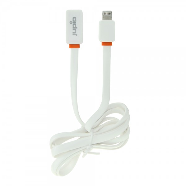 Jupio USB to Lightning Flat Cable WHITE 1M CAB0020 USB Καλώδια - Αντάπτορες Πρίζας