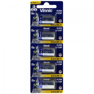 Vinnic Μπαταρία 4LR44 Alkaline 6V (5τμχ)