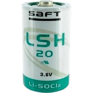 SAFT Lithium battery LSH20 R20/D 3.6V (1τμχ)