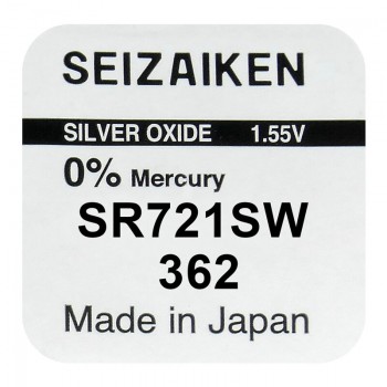 Seizaiken 362 Μπαταρία Silver Oxide SR721SW/SR58 1.55V (1τμχ) Μπαταρίες Λιθίου ( Κουμπιά )