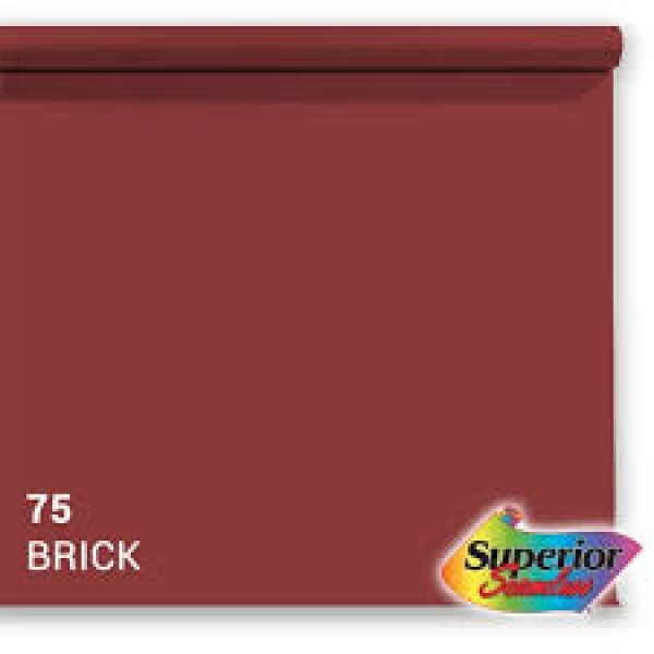 Superior Background Paper 75 Brick 2.72 x 11m Background Paper 2.72 x 11m Superior Background Paper 75 Brick 2.72 x 11m Background Paper 2.72 x 11m