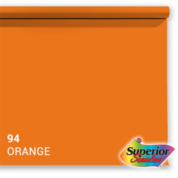 Superior Background Paper 94 Orange 2.72 x 11m Background Paper 2.72 x 11m
