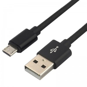 everactive micro USB 30cm with fast charging up to 2.4A black
