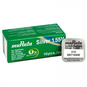 Murata 315/SR716 Μπαταρία Silver Oxide Ρολογιών SR67 1.55V 1τμχ