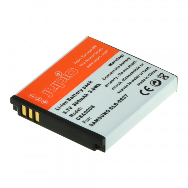 Jupio Μπαταρία SLB-0937 για Samsung 800mAh Μπαταρίες Φωτ.μηχανών για Samsung