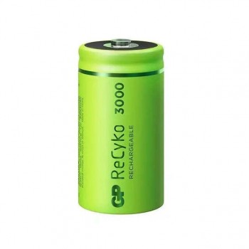 GP Recyko Rechargeable Battery Size C Lr14 1.2v 3000mah 2/BLISTER