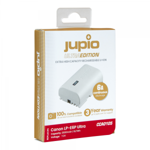 Jupio Μπαταρία LP-E6P ULTRA 2600mAh (6A continuous discharge)