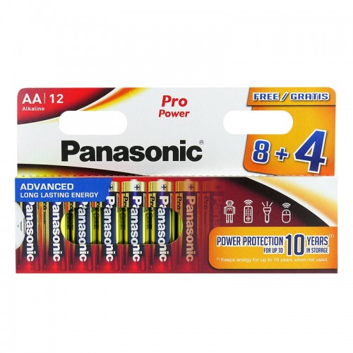 Panasonic Pro Power Αλκαλικές Μπαταρίες AA 1.5V 12τμχ