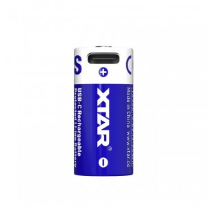Xtar 16340 / R-CR123 3.7V Li-ion 900mAh Battery with USB-C 1τμχ