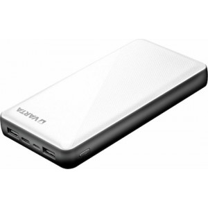 Varta Energy Power Bank 20000mAh με 2 Θύρες USB-A και Θύρα USB-C Λευκό