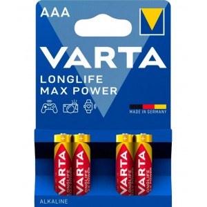 Varta Max Power Αλκαλικές Μπαταρίες AAA 1.5V 4τμχ
