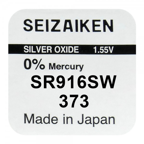 Seizaiken / SEIKO 373 / SR916SW / SR68 silver (Watch) battery 1τμχ Μπαταρίες Λιθίου ( Κουμπιά )
