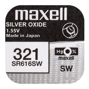 Maxell (Watch) Battery 321/SR616SW 1τμχ