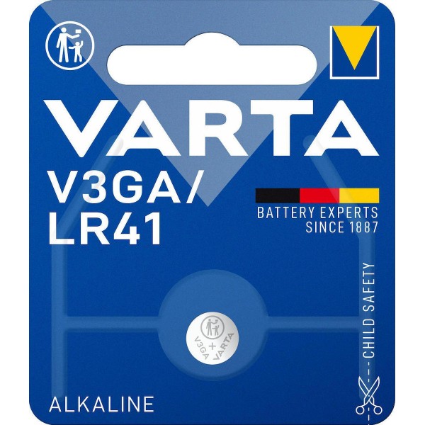 Varta Μπαταρία LR41 Alkaline 1.5V (1τμχ) Μπαταρίες Αλκαλικές