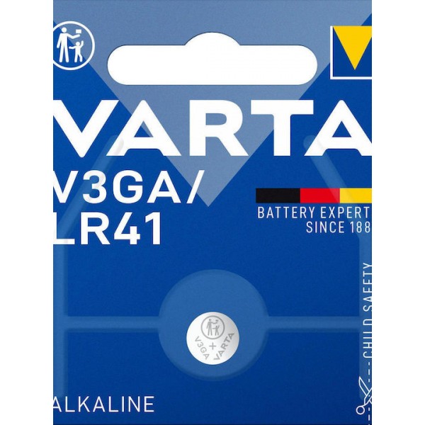 Varta Μπαταρία LR41 Alkaline 1.5V (1τμχ) Μπαταρίες Αλκαλικές