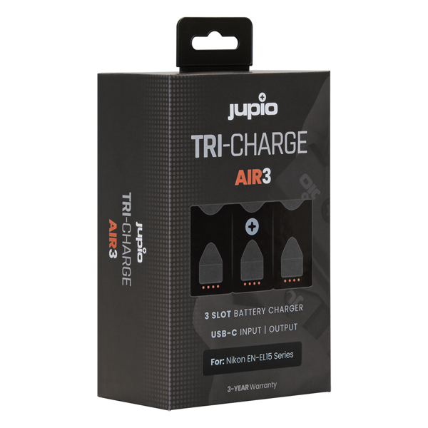 Jupio Tri-Charge AIR3 ENEL15 Series Φορτιστές Φωτογραφικών μηχανών Nikon