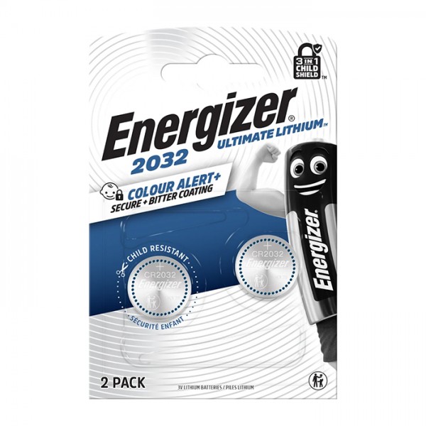 Energizer Ultimate Lithium Μπαταρίες CR2032 3V 2τμχ Μπαταρίες Λιθίου ( Κουμπιά )