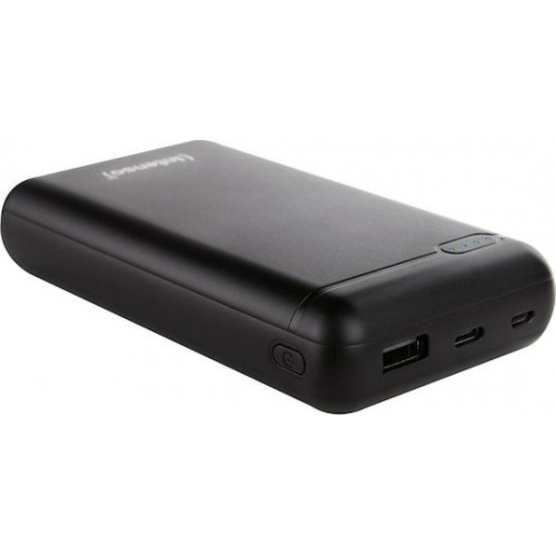 Intenso XS Power Bank 20000mAh με Θύρα USB-A και Θύρα USB-C Μαύρο