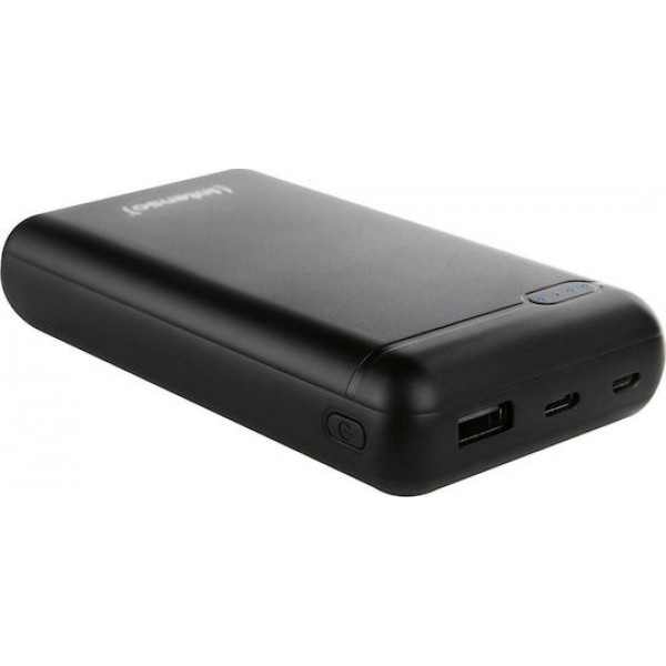 Intenso XS Power Bank 20000mAh με Θύρα USB-A και Θύρα USB-C Μαύρο Powerbanks