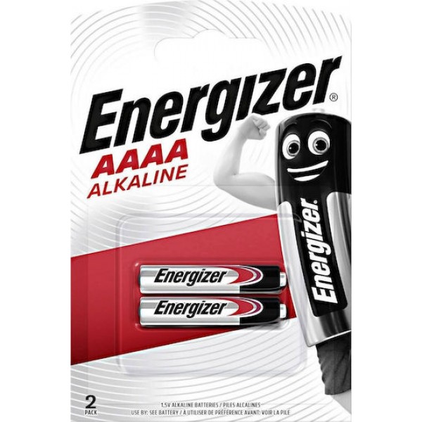 Energizer Αλκαλικές Μπαταρίες AAAA 1.5V 2τμχ Μπαταρίες Αλκαλικές Energizer Αλκαλικές Μπαταρίες AAAA 1.5V 2τμχ Μπαταρίες Αλκαλικές