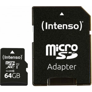 Intenso Performance R90 microSDXC 64GB Class 10 U1 UHS-I with adapter
