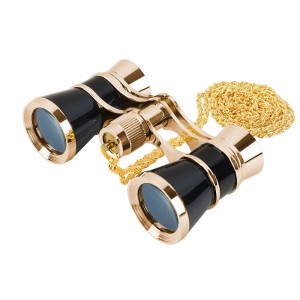 BRAUN Binocular 3 x 25 Opera gold / black