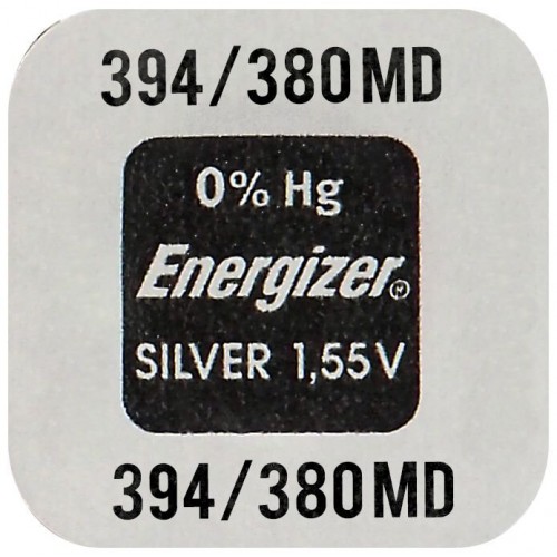 Energizer mini silver battery 394 / 380 / SR936SW / SR936W / SR45 1τμχ