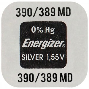 Energizer mini silver battery 390 / 389 / SR1130SW / SR1130W / SR54 1τμχ