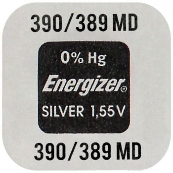 Energizer mini silver battery 390 / 389 / SR1130SW / SR1130W / SR54 1τμχ