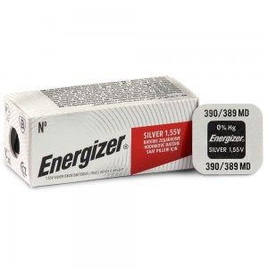 Energizer mini silver battery 390 / 389 / SR1130SW / SR1130W / SR54 1τμχ