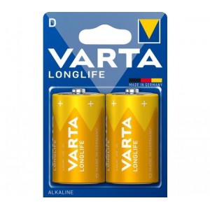 Varta Longlife Αλκαλικές Μπαταρίες D 1.5V 2τμχ 