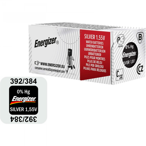 Energizer 384/392 Μπαταρία Silver Oxide Ρολογιών SR41 1.55V 1τμχ