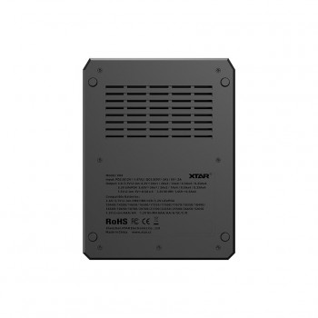 XTAR USB Φορτιστής 4 Μπαταριών Li-ion/Ni-Cd/Ni-MH Μεγέθους xtar-Vx4 