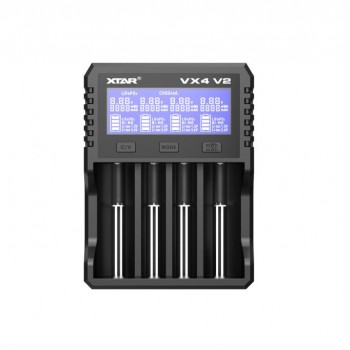 XTAR USB Φορτιστής 4 Μπαταριών Li-ion/Ni-Cd/Ni-MH Μεγέθους xtar-Vx4 